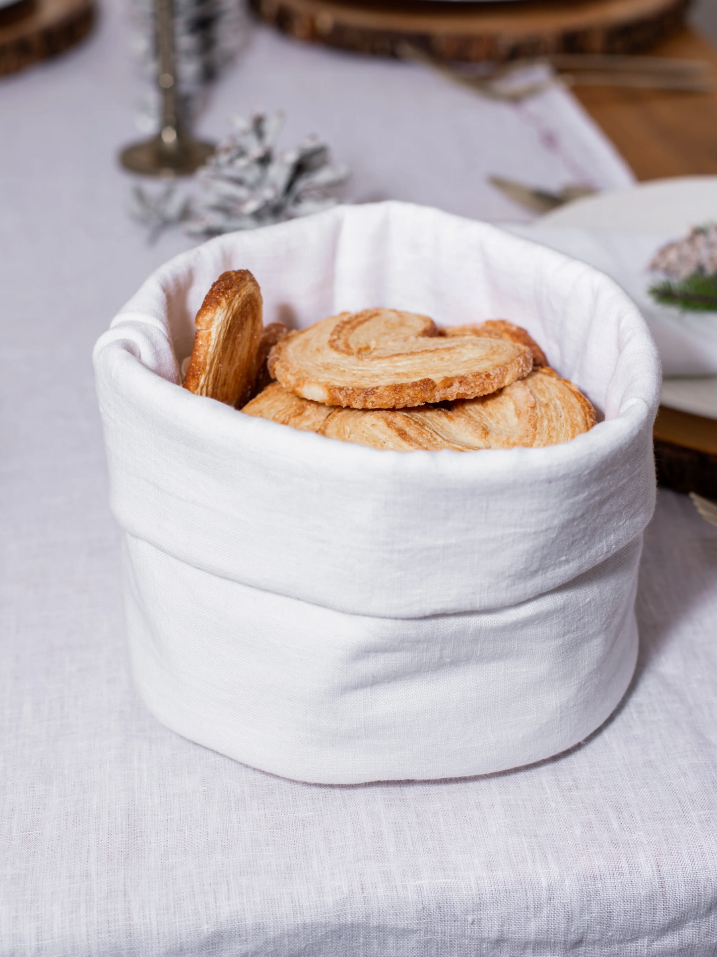 Linen Bread Basket